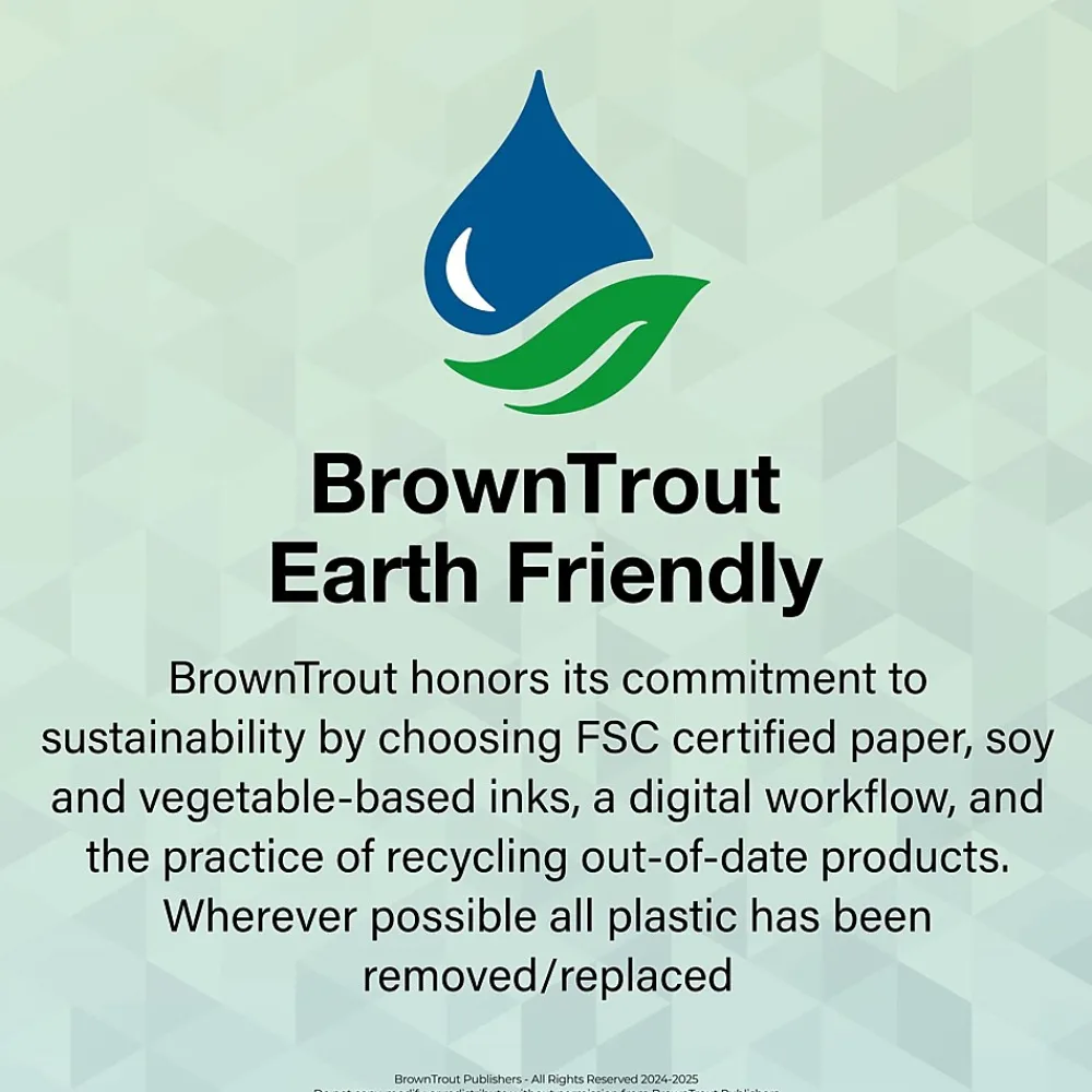 2025 Calendars|BrownTrout 2025 Pennsylvania Wild & Scenic 12" x 12" Monthly Wall Calendar (9781975475529)