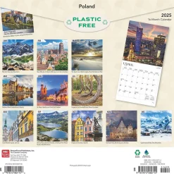 2025 Calendars|BrownTrout 2025 Poland 12" x 12" Monthly Wall Calendar (9781975480714)