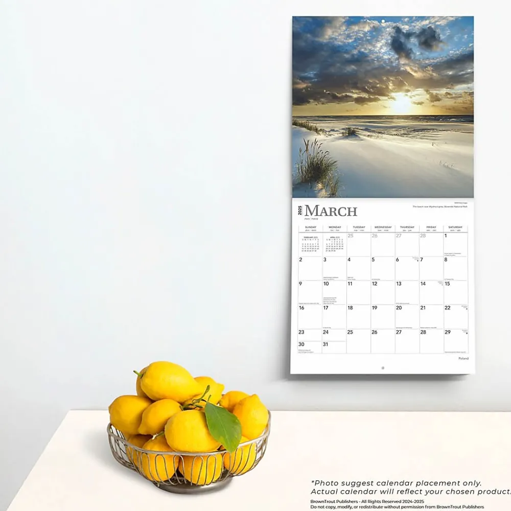2025 Calendars|BrownTrout 2025 Poland 12" x 12" Monthly Wall Calendar (9781975480714)