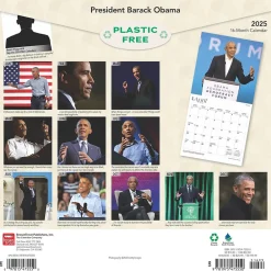 2025 Calendars|BrownTrout 2025 President Barack Obama 12" x 12" Monthly Wall Calendar (9781975475550)