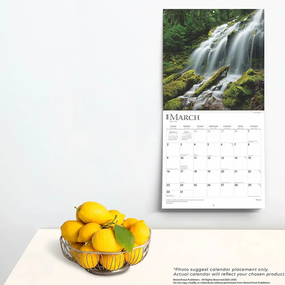 2025 Calendars|BrownTrout 2025 Psalms 12" x 12" Monthly Wall Calendar (9781975477554)
