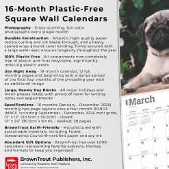 2025 Calendars|BrownTrout 2025 Pug Puppies 12
