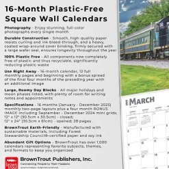 2025 Calendars|BrownTrout 2025 Railroads 12