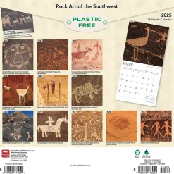 2025 Calendars|BrownTrout 2025 Rock Art of the Southwest 12" x 12" Monthly Wall Calendar (9781975476052)