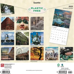 2025 Calendars|BrownTrout 2025 Seattle 12" x 12" Monthly Wall Calendar (9781975475680)