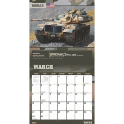 2025 Calendars|BrownTrout 2025 Tanks of the World 12