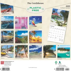 2025 Calendars|BrownTrout 2025 The Caribbean 12" x 12" Monthly Wall Calendar (9781975474584)