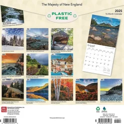2025 Calendars|BrownTrout 2025 The Majesty of New England 12" x 12" Monthly Square Wall Calendar (9781975475178)