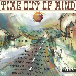 2025 Calendars|BrownTrout 2025 Time Out of Mind Lyrics Written by Bob Dylan 12" x 12" Monthly Square Wall Calendar (9781975483227)