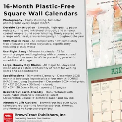 2025 Calendars|BrownTrout 2025 Time Out of Mind Lyrics Written by Bob Dylan 12