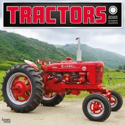 2025 Calendars|BrownTrout 2025 Tractors 12" x 12" Monthly Square Wall Calendar (9781975477868)