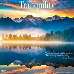 2025 Calendars|BrownTrout 2025 Tranquility 12" x 12" Monthly Square Wall Calendar (9781975477882)