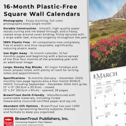 2025 Calendars|BrownTrout 2025 Tranquility 12