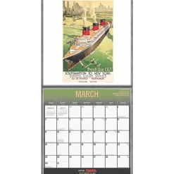 2025 Calendars|BrownTrout 2025 Vintage Travel Posters 12