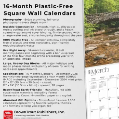 2025 Calendars|BrownTrout 2025 Washington D.C. 12