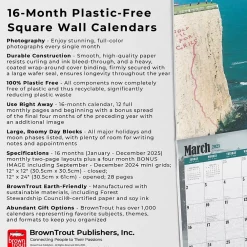 2025 Calendars|BrownTrout 2025 World's Toughest Golf Holes 12