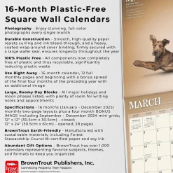 2025 Calendars|BrownTrout 2025 Yoga Dogs 12