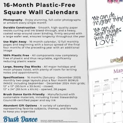 2025 Calendars|Brush Dance 2025 Live with Intention 12