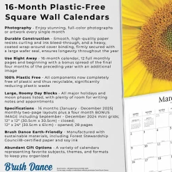 2025 Calendars|BrownTrout 2025 Brush Dance Symmetry 12