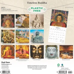 2025 Calendars|Brush Dance 2025 Timeless Buddha 12" x 12" Monthly Wall Calendar (9781975478674)