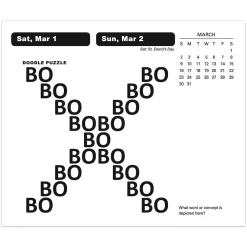 2025 Calendars|Cal Ink 2025 Brain Games 6