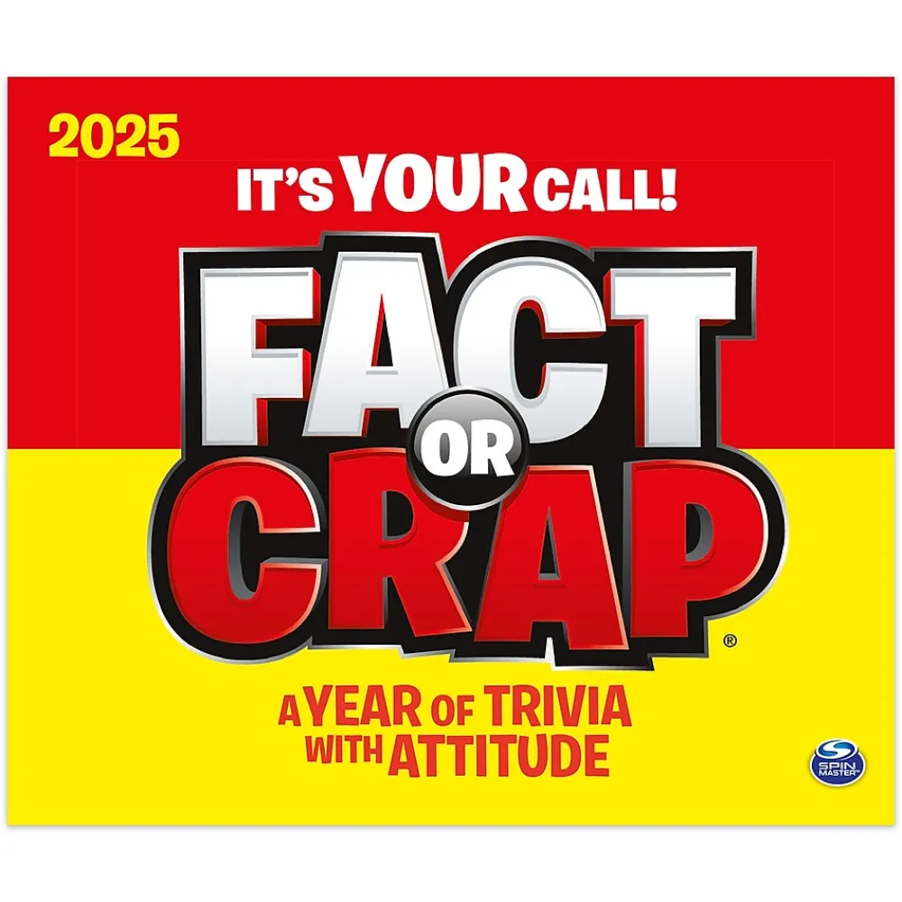 2025 Calendars|Cal Ink 2025 Fact or Crap 6" x 5" Day-to-Day Desktop Box Calendar (9781645915898)