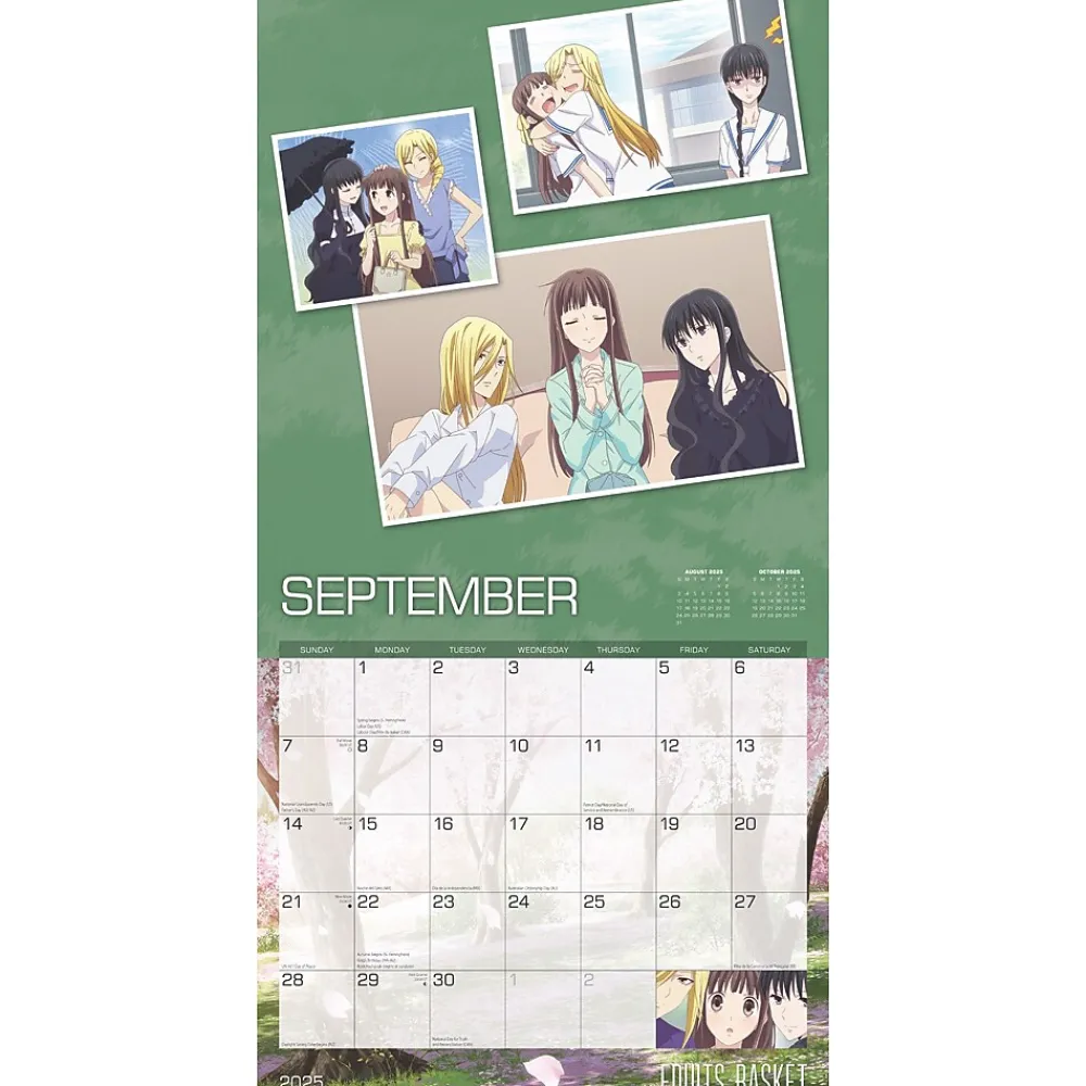 2025 Calendars|Cal Ink 2025 Fruits Basket 12" x 12" Monthly Wall Calendar (9781645916802)