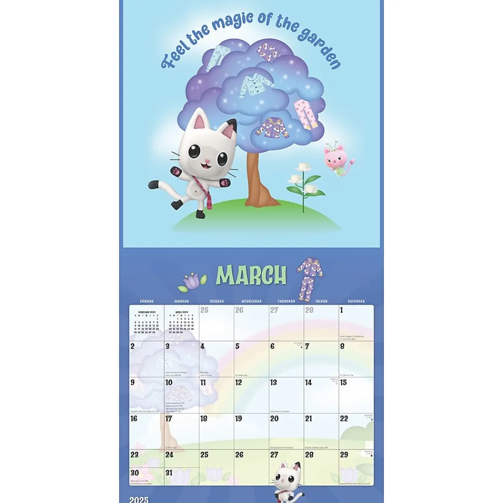2025 Calendars|Cal Ink 2025 Gabby's Dollhouse12" x 12" Monthly Wall Calendar (9781645916819)