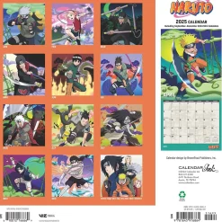 2025 Calendars|Cal Ink 2025 Naruto 12" x 12" Monthly Wall Calendar (9781645916864)