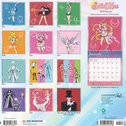 2025 Calendars|Cal Ink 2025 Sailor Moon 12" x 12" Monthly Wall Calendar (9781645916918)