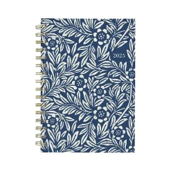 2025 Planners|Cambridge 2025 Blockprint 5.5" x 8.5" Weekly & Monthly Planner, Hardcover, Blue (1724-200-25)