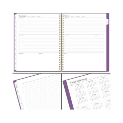 Academic Planners|Cambridge 2024-2025 WorkStyle Balance Purple Swirl 8.5