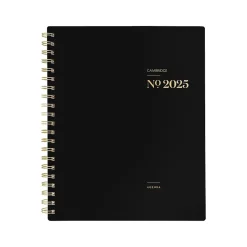 2025 Planners|Cambridge 2025 WorkStyle Classic 8.5" x 11" Weekly & Monthly Planner, Poly Cover, Black/Gold (1606-905-05-25)