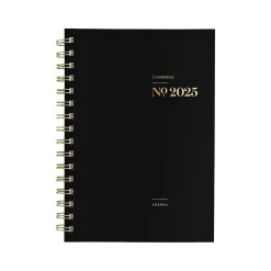 2025 Planners|Cambridge 2025 WorkStyle Classic 5.5" x 8.5" Weekly & Monthly Planner, Poly Cover, Black/Gold (1606-200-05-25)