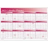 2025 Calendars|ComplyRight 2025 Full Calendar Planner 36" x 24" Yearly Dry Erase Wall Calendar, Burgundy (J0056BU)