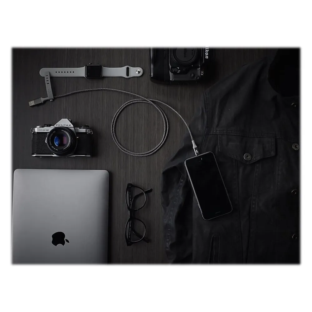 Authentic Collection Lightning to USB for iPhone/iPad/iPod Touch, Charcoal (360650-CH)<360 Electrical Discount