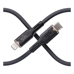 Fluid Lightning to USB-C Charging Cable, 5 ft., Granite (3E0795-GRG8NA)<360 Electrical Discount