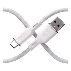 Fluid USB-C to USB-A Charging Cable, 5 ft., Powder (3E0792-PDW8NA)<360 Electrical Sale