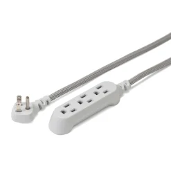 360 Electrical Habitat Modern Collection 15' Extension Cord, 3-Outlet, Tungsten (360429-TU-8ES)