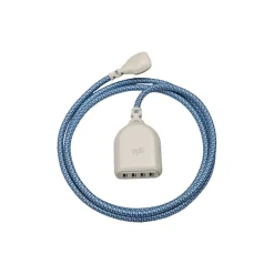 360 Electrical Harmony Collection Habitat+4.8A USB Extension for Most Smartphones, Cream (360614)