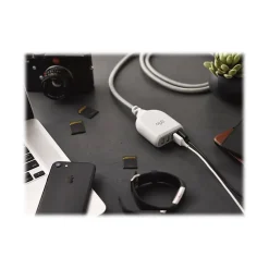 360 Electrical Harmony Collection Habitat+4.8A USB Extension for Most Smartphones, Gray (360623)