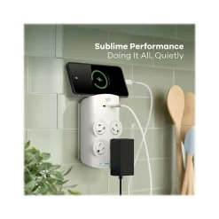 360 Electrical Revolve60 4-Outlet 2-USB Port Surge Protector, White (3E0773-WHT6NA)