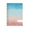 Academic Planners|Excello Global Products 2024-2025 Blue Pink Gradient 5.5" x 8" Weekly & Monthly Planner, Paper Cover (AY24-38-S)