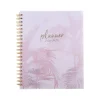 Academic Planners|Gartner Studios 2024-2025 Pink Palm Tree 9.13" x 11.3" Academic Weekly & Monthly Planner, Plastic Cover, Pink (175671)