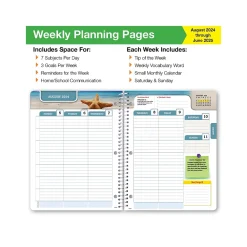 Academic Planners|Global Printed Products 2024-2025 Chalkboard Doodles 8.5