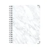 Academic Planners|Global Printed Products 2024-2025 Marble 8.5" x 11" Academic Weekly & Monthly Planner, Paper Cover, Gray/White