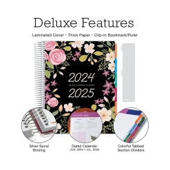 Academic Planners|Global Printed Products 2024-2025 Floral Pink 8.5