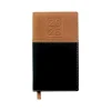 2025 Planners|Global Printed Products 2025 3.5" x 6" Weekly & Monthly Planner, Faux Leather Cover, Black/Brown (SPLS25-BRN36)