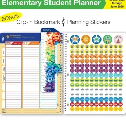 Academic Planners|Global Printed Products 2024-2025 8.5" x 11" Academic Year Planner, Paper Cover, Multicolor (AY24EM851103-CP)