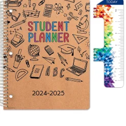 Academic Planners|Global Printed Products 2024-2025 8.5" x 11" Academic Year Planner, Paper Cover, Multicolor (AY24SB851105-CP)